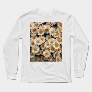 daisies pattern Long Sleeve T-Shirt